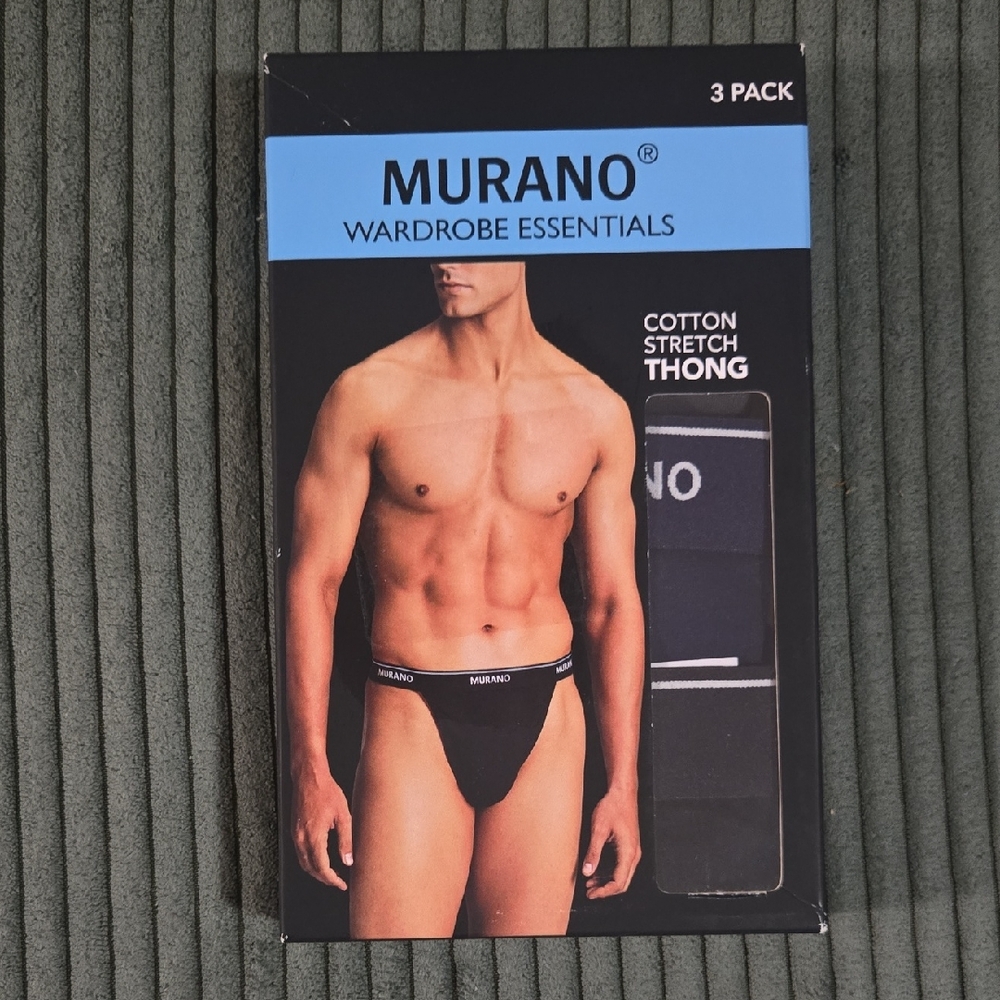 Murano Cotton Stretch Thong 3-Pack
